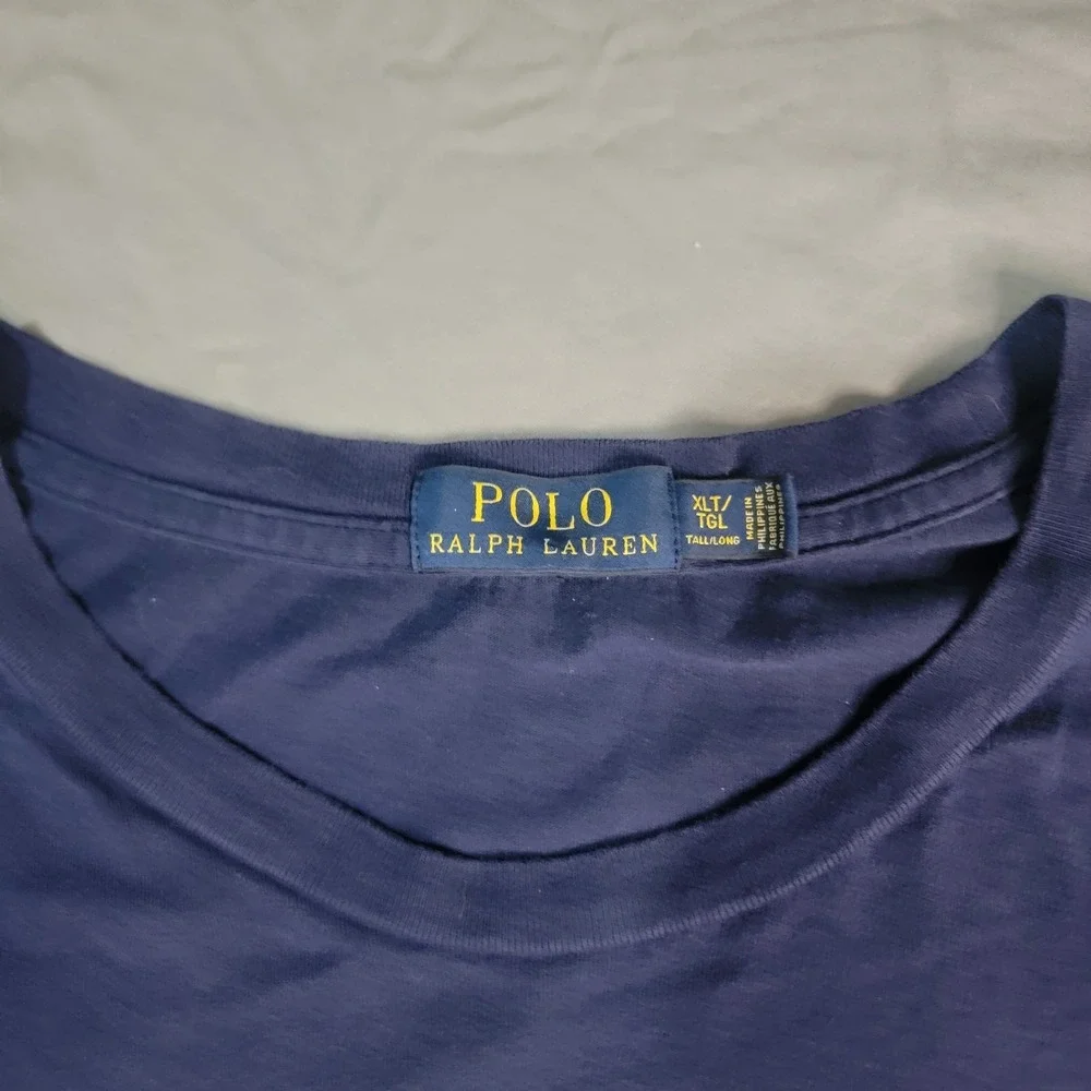 Polo Ralph Lauren P-15 Offshore Sailing Racing Shirt Men's XLT Blue Big & Tall